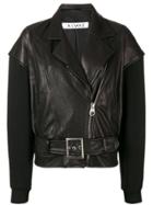 Almaz Buckled Biker Jacket - Black
