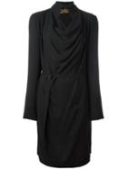 Vivienne Westwood Anglomania Pointed Collar Belted Dress, Women's, Size: Small, Black, Viscose