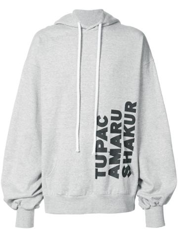 The Incorporated Tupac Type Hoodie - Grey