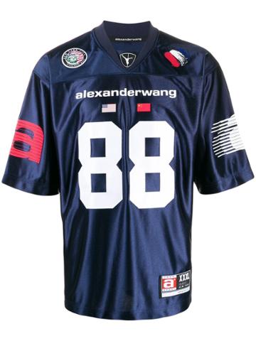 Alexander Wang 88 Print T-shirt - Blue
