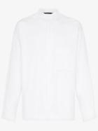 Haider Ackermann Oversized Band-collar Shirt - White
