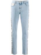 Stella Mccartney Logo Stripe Slim Jeans - Blue