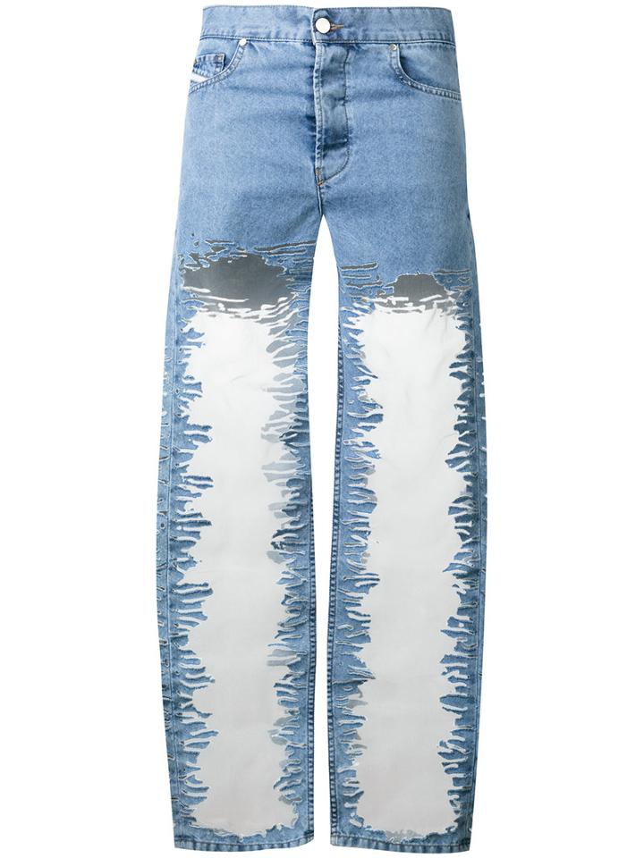 Diesel - Distressed Jeans - Women - Cotton/nylon - 28, Blue, Cotton/nylon