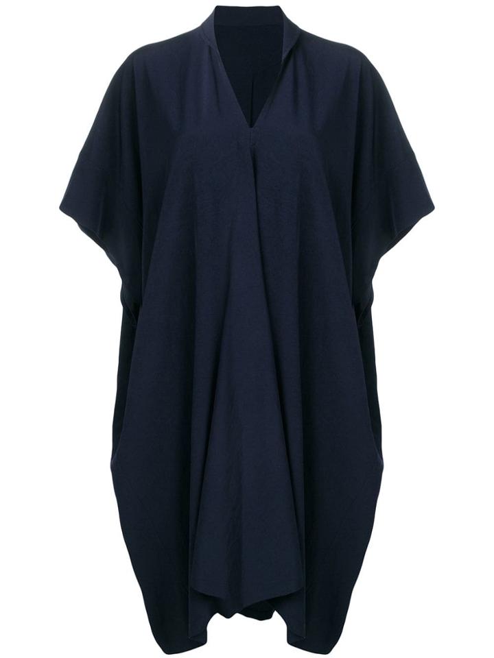 Y's Flared Short Dress - Blue