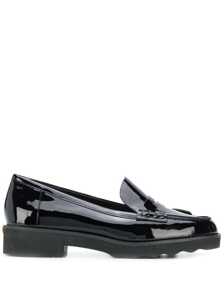 Michael Michael Kors Alberta Patent Leather Loafer - Black