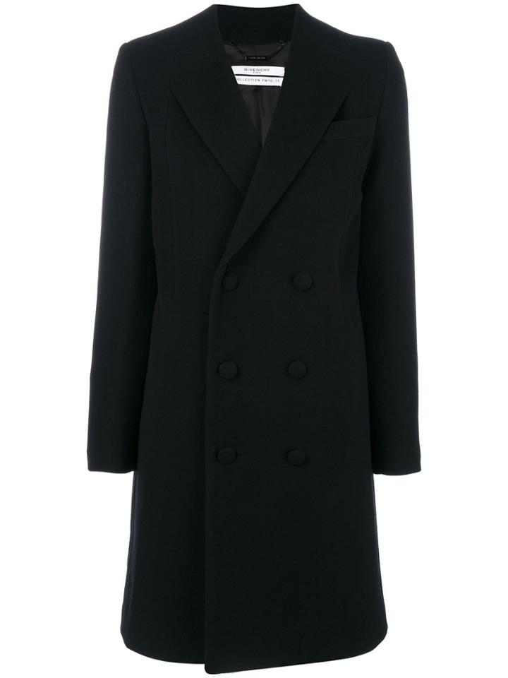 Givenchy Classic Double-breasted Coat - Black