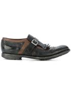 Church's Distressed Shanghai Derby Shoes - Black