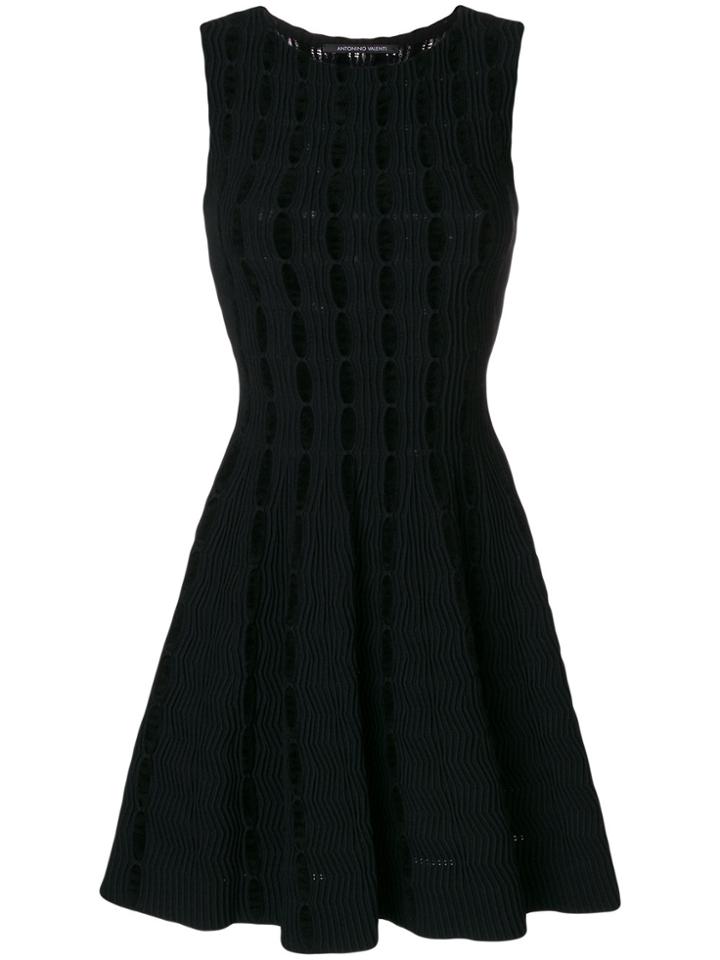 Antonino Valenti Flared Dress - Black