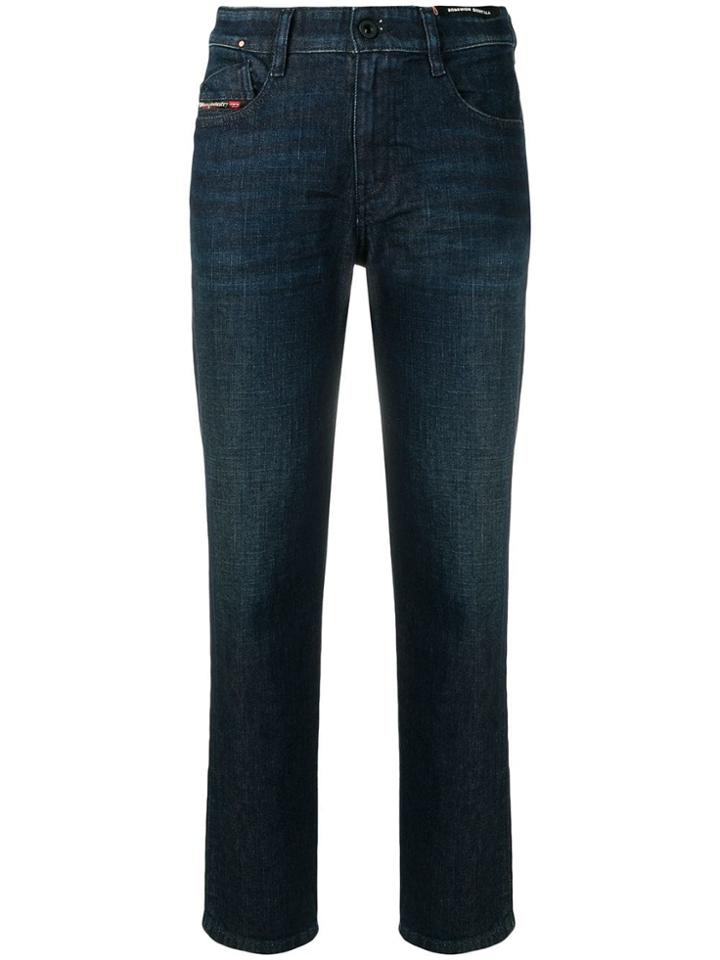 Diesel Straight Leg Trousers - Blue