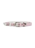 Monnalisa Embellished Buckle Belt - Pink