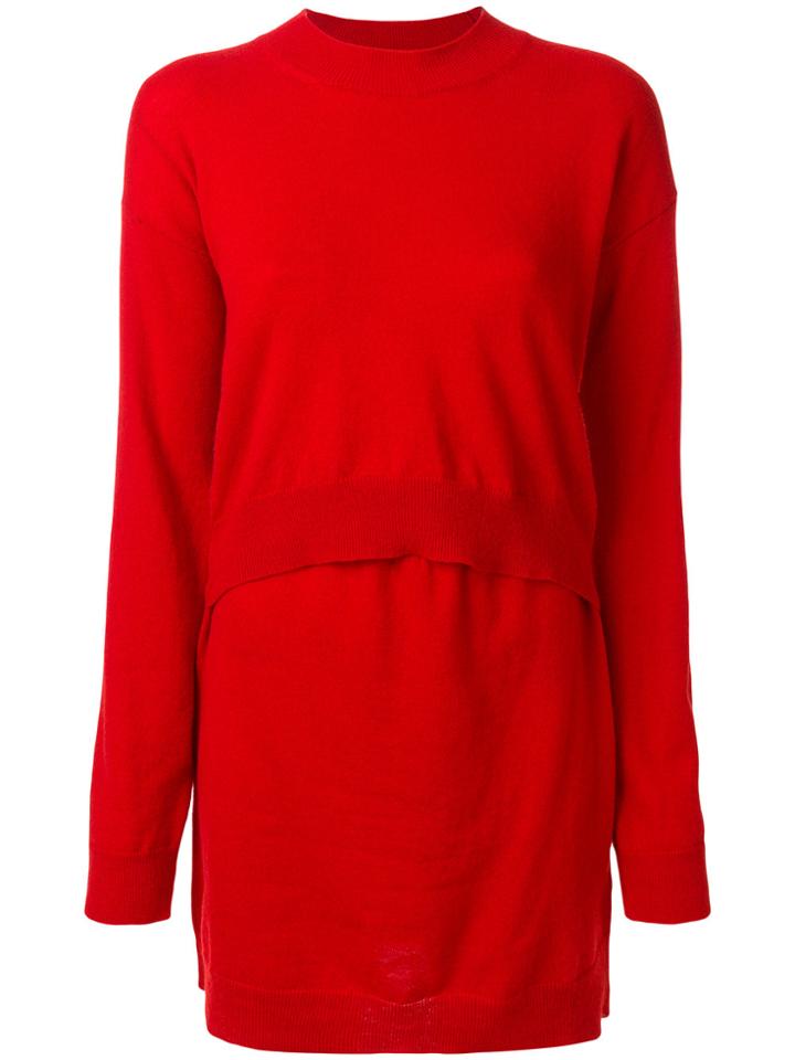 Mm6 Maison Margiela Layered Sweater