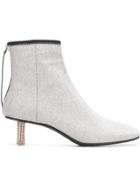 Calvin Klein 205w39nyc Glitter Ankle Boots - Grey