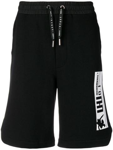Les Hommes Urban Urban Sweat Shorts - Black