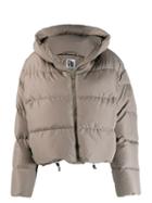 Bacon Quilted Puffer Jacket - Grey