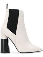 3.1 Phillip Lim Contrast Heel Boots - White