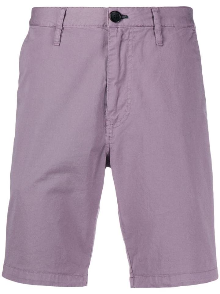 Ps Paul Smith Plain Chino Shorts - Purple