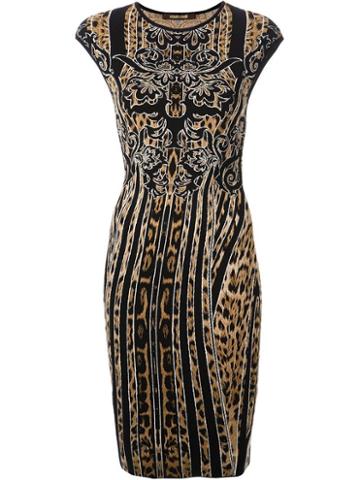 Roberto Cavalli Printed Midi Dress