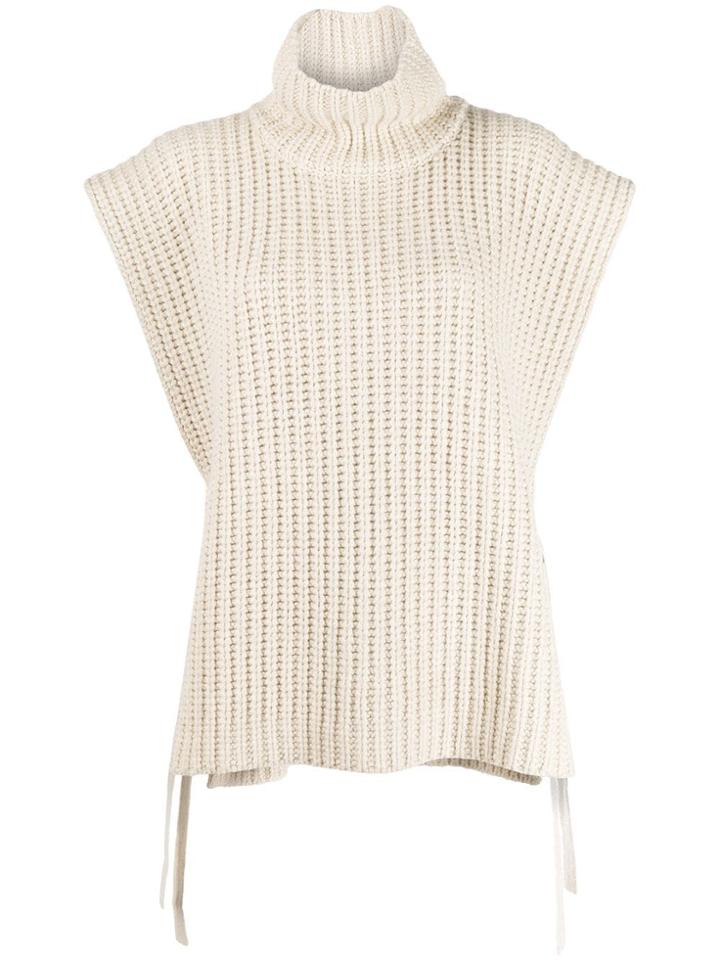 See By Chloé Turtleneck Knitted Top - Neutrals