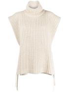 See By Chloé Turtleneck Knitted Top - Neutrals