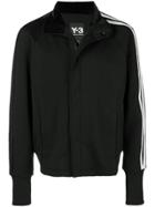 Y-3 Side-stripe Long-sleeve Sweatshirt - Black