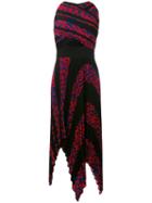 Proenza Schouler - Pleated Print Dress - Women - Silk/polyester/acetate/viscose - 6, Black, Silk/polyester/acetate/viscose