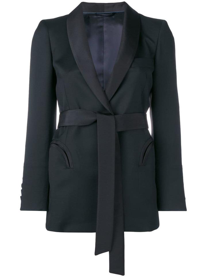 Blazé Milano Davos Fitted Blazer - Black