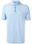 Lardini Classic Polo Shirt, Men's, Size: 48, Blue, Cotton