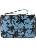 Lanvin Star Print Clutch - Blue