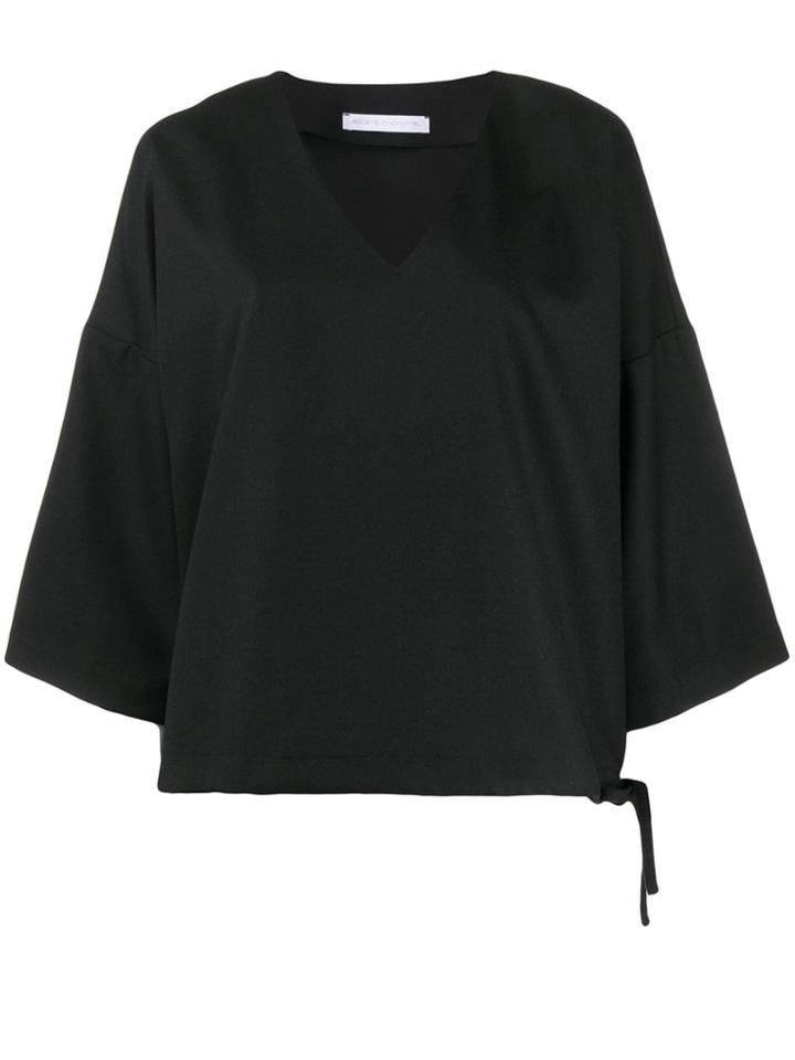 Société Anonyme Oversized Flared Top - Black