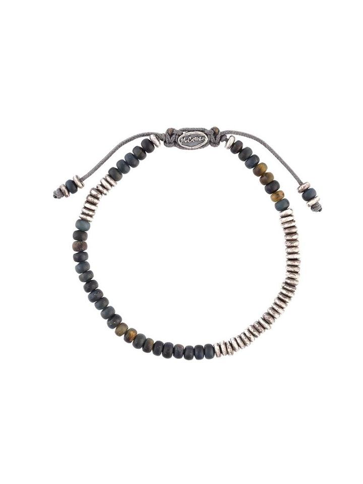 M. Cohen 'round Table Stacked Mini Gems' Bracelet, Men's, Metallic