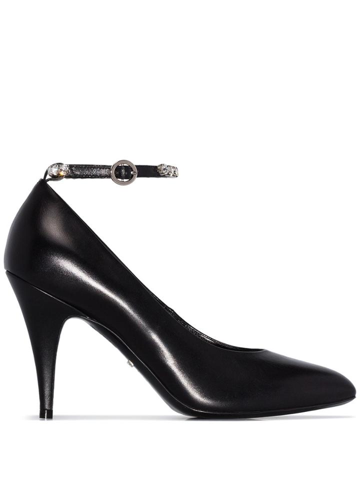 Gucci Gucci Blanca 95 Diam Ankle Lthr Pmp - Black