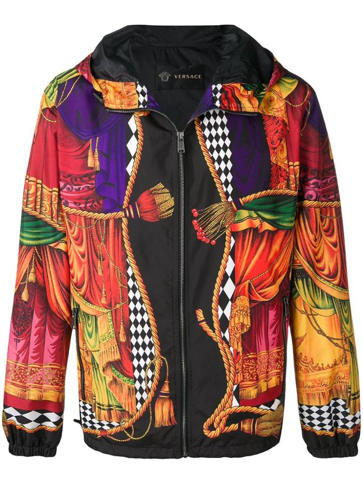 Versace Graphic Print Jacket - Red