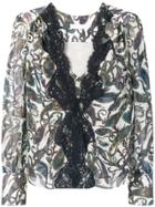 Chloé Lace Trim Blouse - Blue
