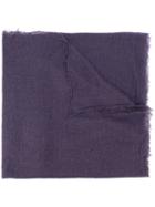 Rick Owens - Wrap Scarf - Women - Silk/cashmere - One Size, Pink/purple, Silk/cashmere