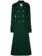 Macgraw Starman Double-breasted Coat - Green