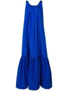 P.a.r.o.s.h. Flare Long Dress - Blue