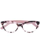 Prada Eyewear - Cat Eye Glasses - Women - Acetate - 52, Pink/purple, Acetate