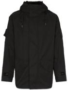 Yves Salomon Classic Hooded Parka - Black