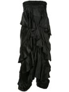 Comme Des Garçons Vintage Layered Ruffled Dress - Black