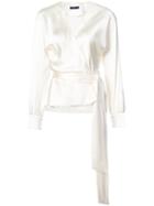 Voz - Liquid Blouse - Women - Silk - Xs, White, Silk