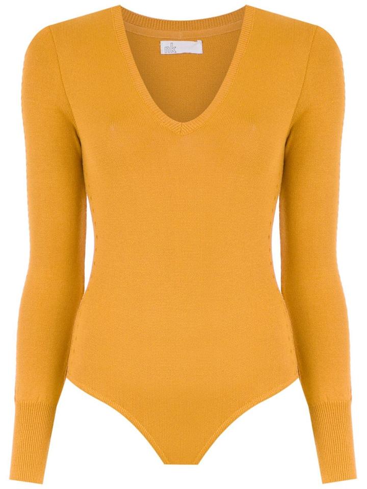 Nk Knit Bodysuit - Yellow