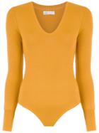 Nk Knit Bodysuit - Yellow