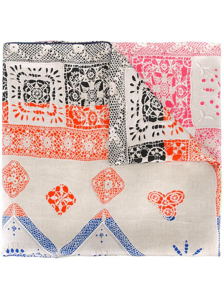 Pierre-louis Mascia Oversized Scarf, Women's, Silk/cotton