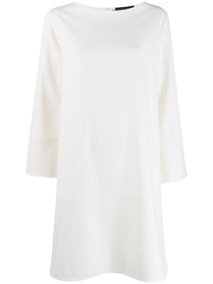 Gianluca Capannolo Plain Shift Dress - White