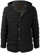 Moorer Panelled Down Jacket - Black