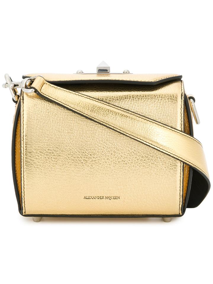 Alexander Mcqueen Box Bag - Metallic