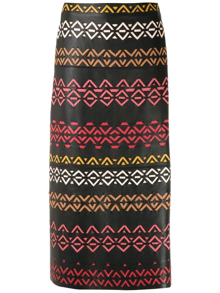 Nk Mestico Sasha Leather Skirt - Black