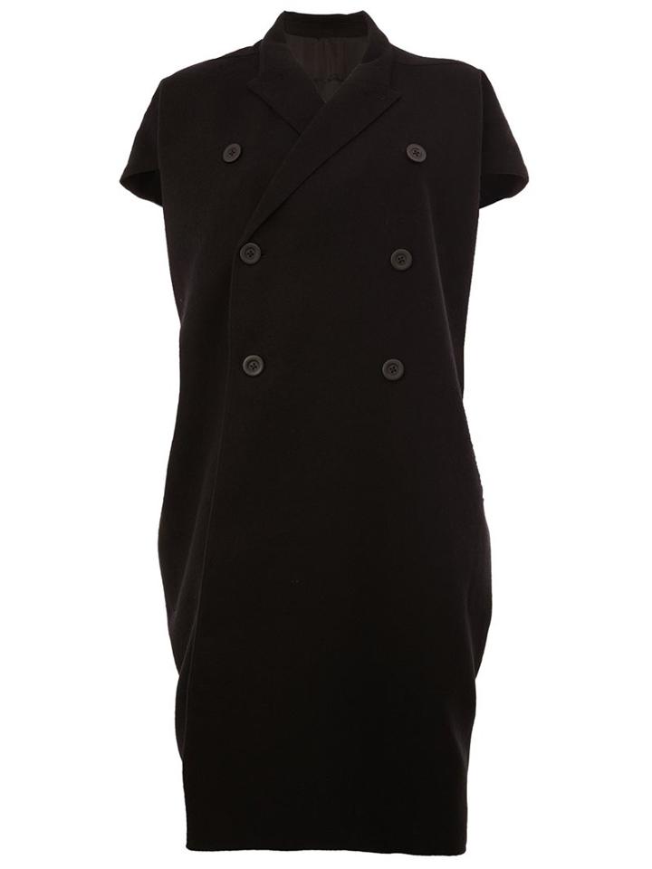 Rick Owens Button-up Double Breasted Coat