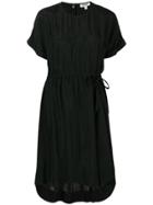 Kenzo Short-sleeve Flared Dress - Black