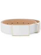 Max Mara Classic Belt - White